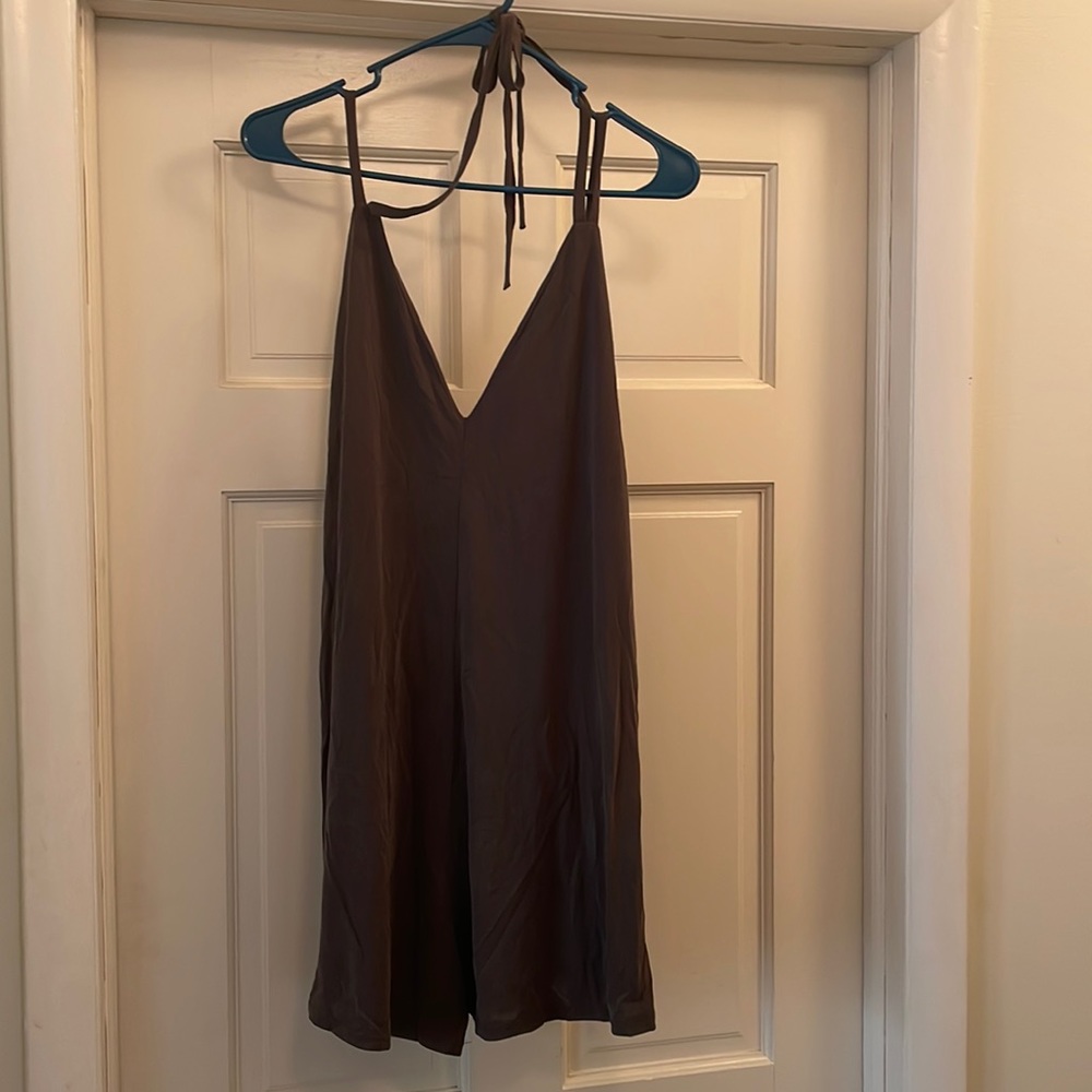 Olive green romper